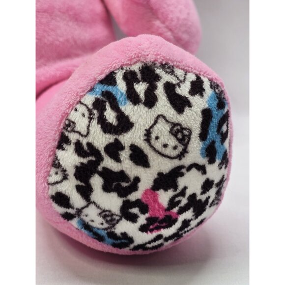 2012 Hello Kitty Build A Bear Workshop Pink- Leopard Paws Winking 18" No Bow - Picture 6 of 13